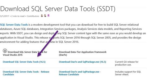 Download and Install sql server integration services.